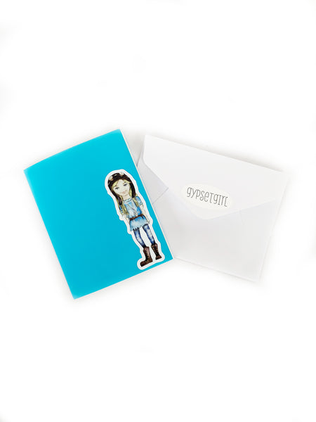 GYPSETGIRL® Kids Greeting Card